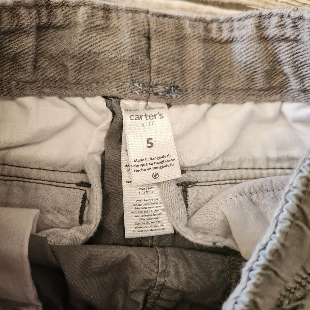 Carters grey pull-on pants